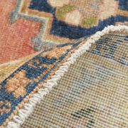 5x9 Peach Red Dark Blue Persian Area Rug, 153x290Cm SK 18900