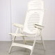 Fauteuil pliant danois vintage avec 5 positions