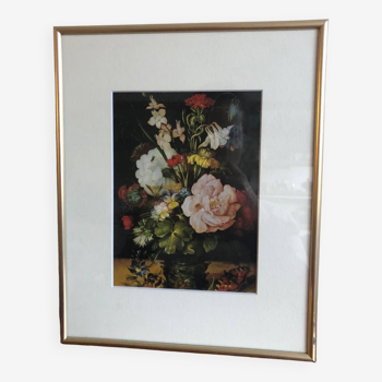 Framed still life reproduction