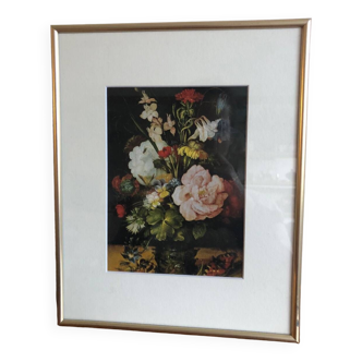 Framed still life reproduction