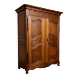 regional wardrobe from the Louis XV period, in solid walnut