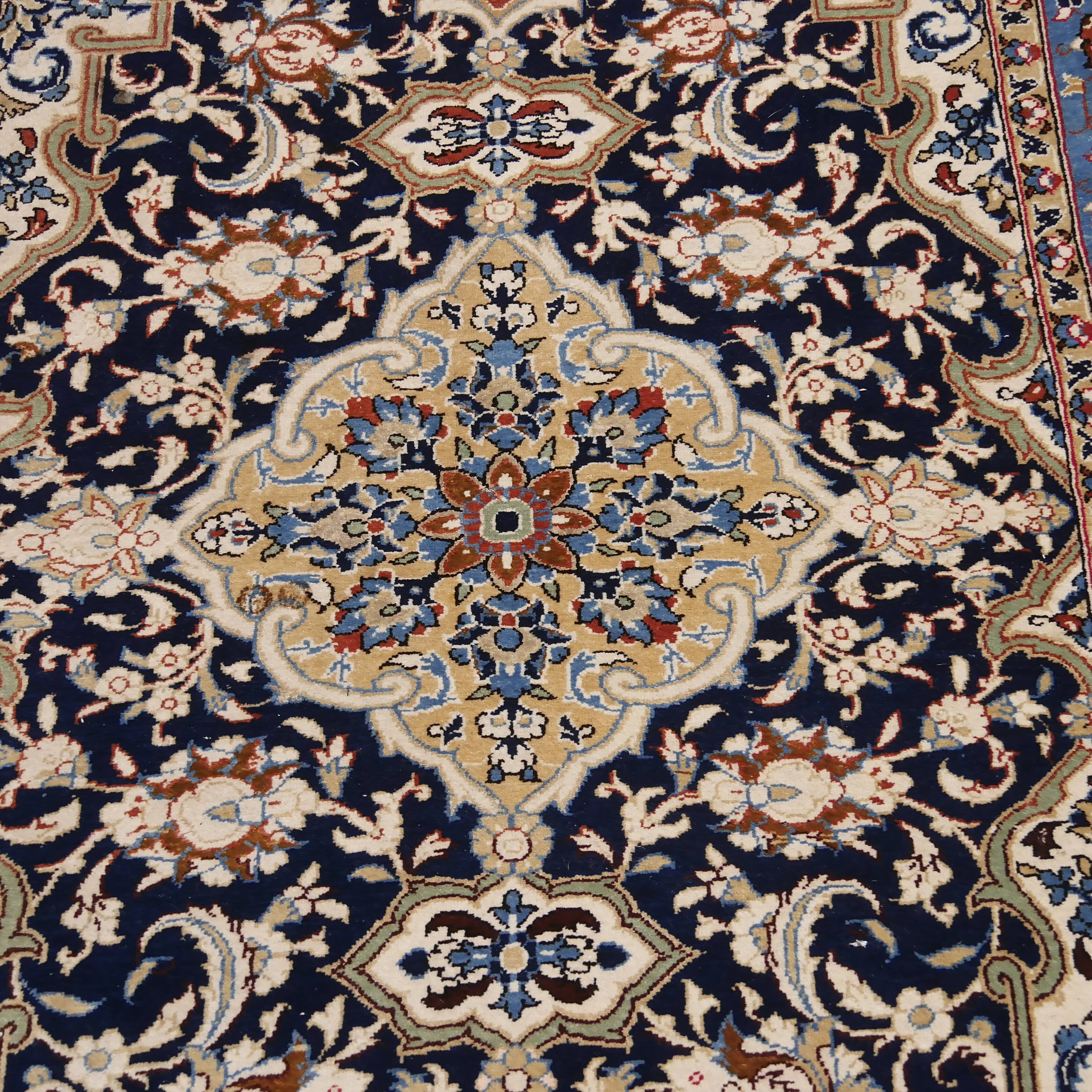 Tapis persan fait main ghoum 172 x 120 cm