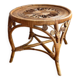 Peacock rattan coffee table