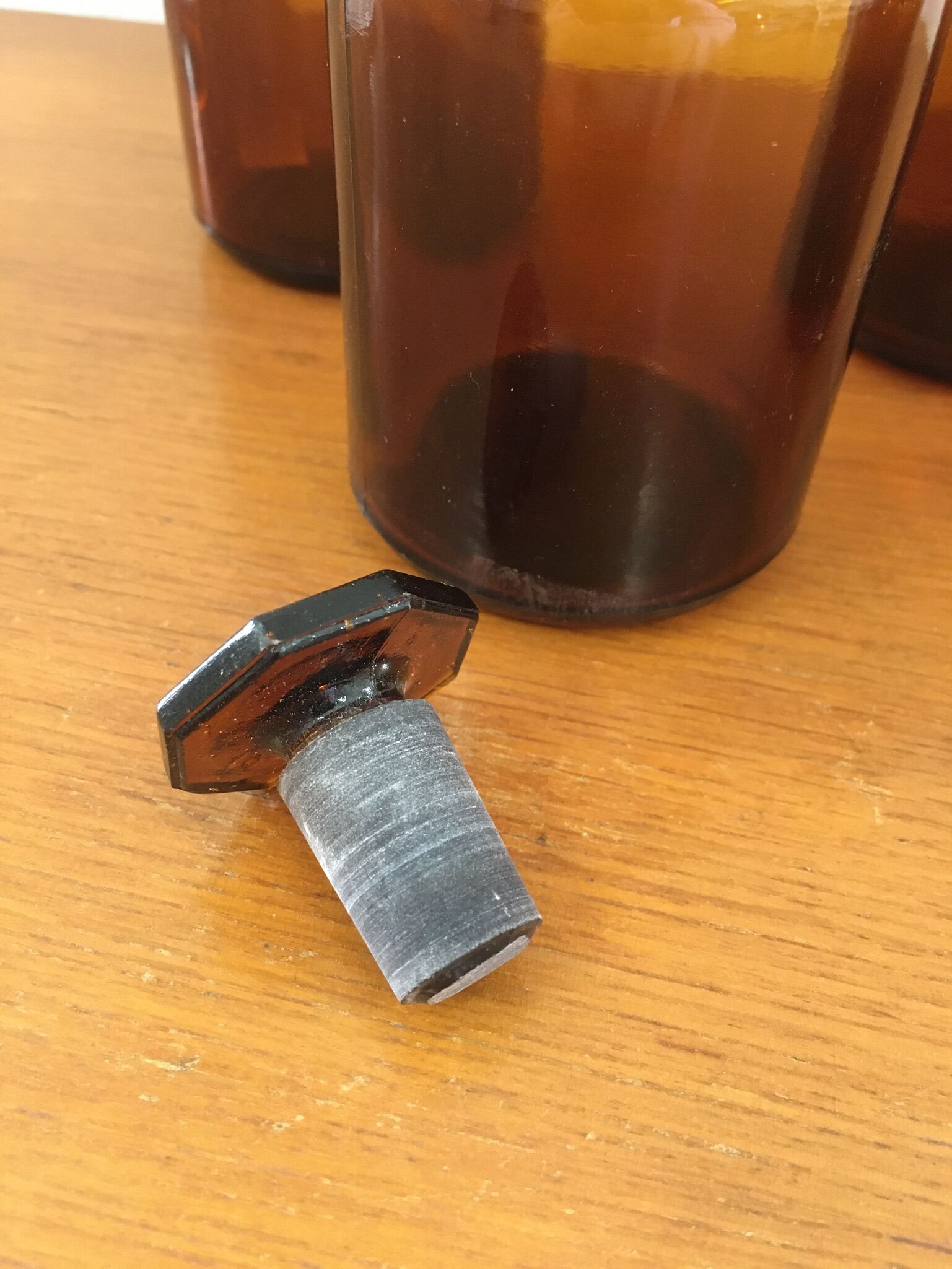 Lot of 4 pharmacy vials