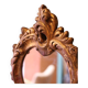 Gilded plaster wall mirror, Rococo style, mid-20th century