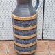 Large Bay Keramik vase in blue and ochre ceramic – West Germany, 47 cm