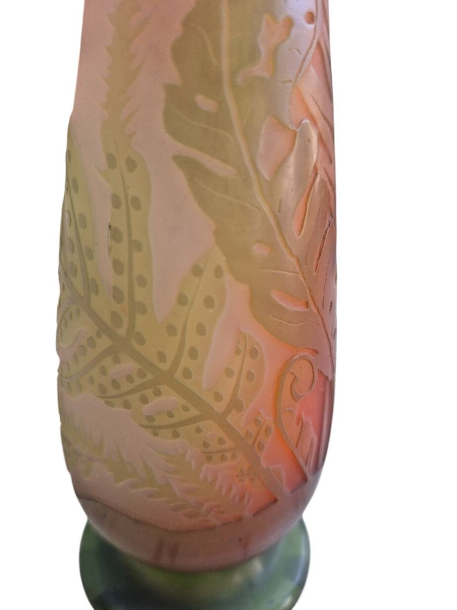soliflore vase Emile Gallé 1900 1910