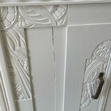 White wooden sideboard