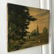 Landscape painting oil debut XX ieme