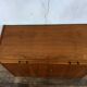 Enfilade bahut buffet vintage pieds compas 2 portes battantes 2 tiroirs