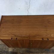 Enfilade bahut buffet vintage pieds compas 2 portes battantes 2 tiroirs