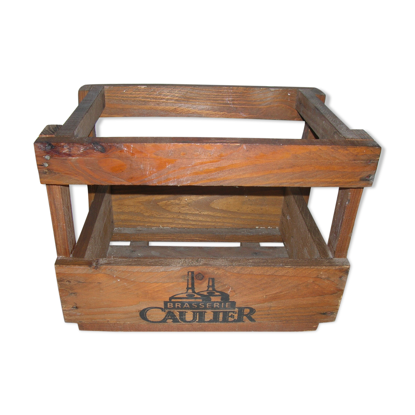 Caulier brewery wooden crate