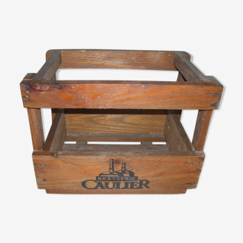 Caulier brewery wooden crate