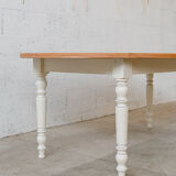 Oval marquetry table – solid wood