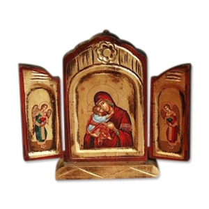 triptyque icone byzantine