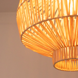 Wicker pendant light