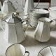 Bernardaud rare table service with platinum pattern art deco
