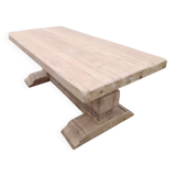 Solid oak monastery table