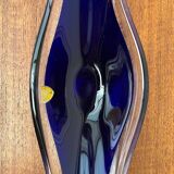 Vintage vase and bowl in art glass from Bayel, France, 1970s, set of 2.