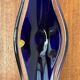 Vase et bol vintage en verre d'art de Bayel, France, années 1970, lot de 2