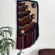 Vintage wandkleed wol 1970