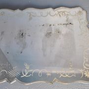Sand mirror 1940 to frills 71x176cm décor