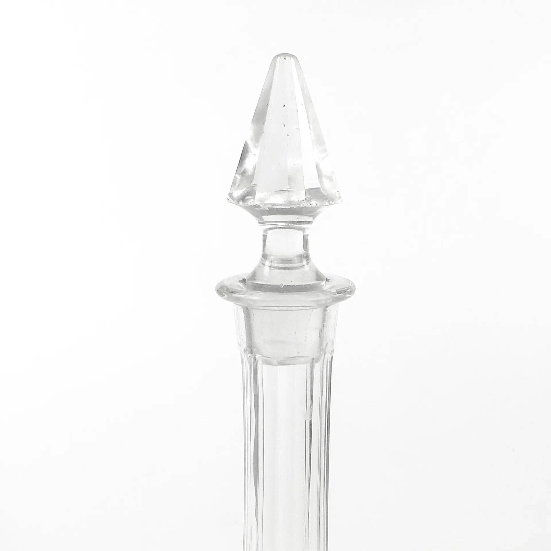 Art Deco carafe, crystal, Sweden, 1950s