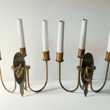 Vintage Wall Lights from Arredoluce, 1940s, Set of 2