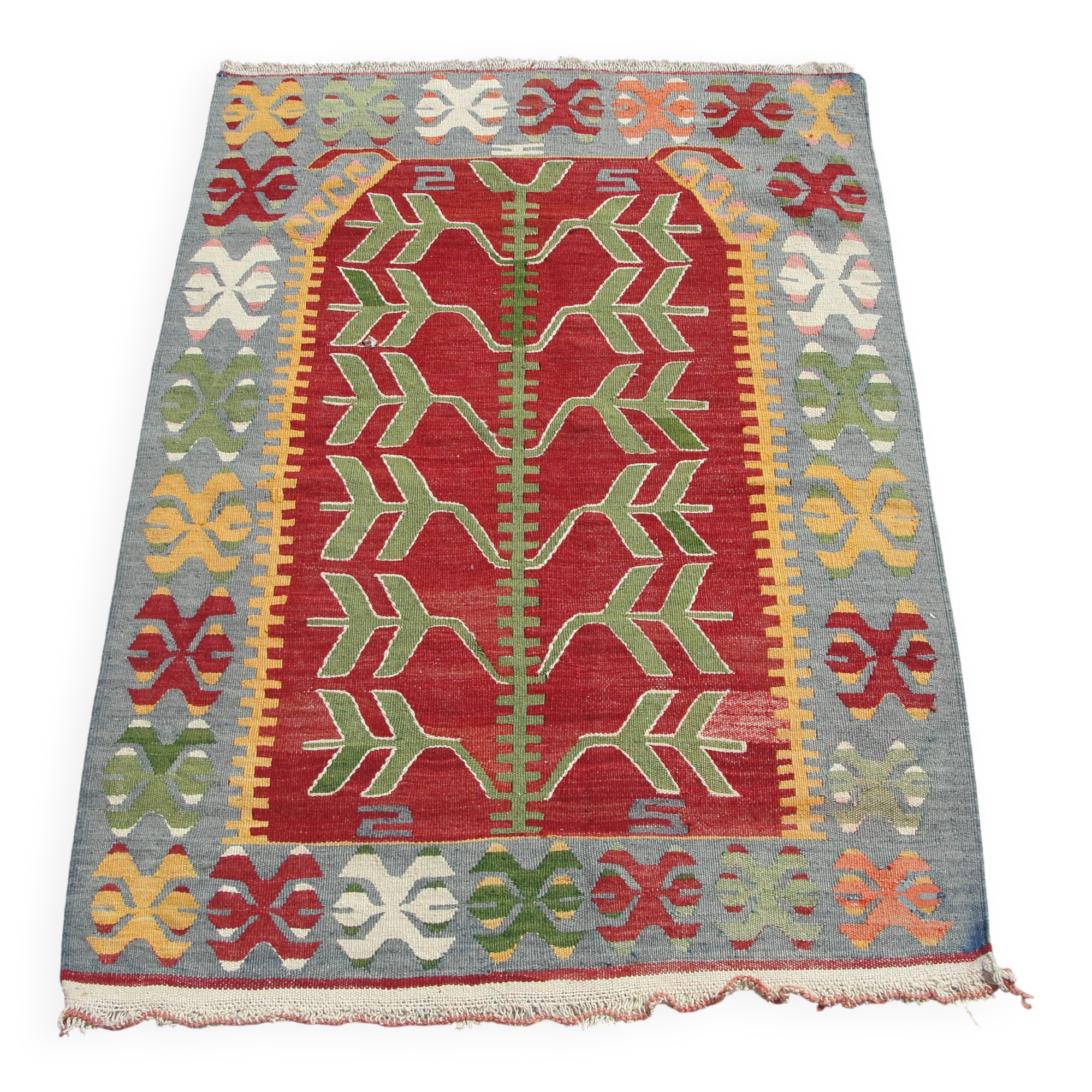 Handmade Small area kilim rug