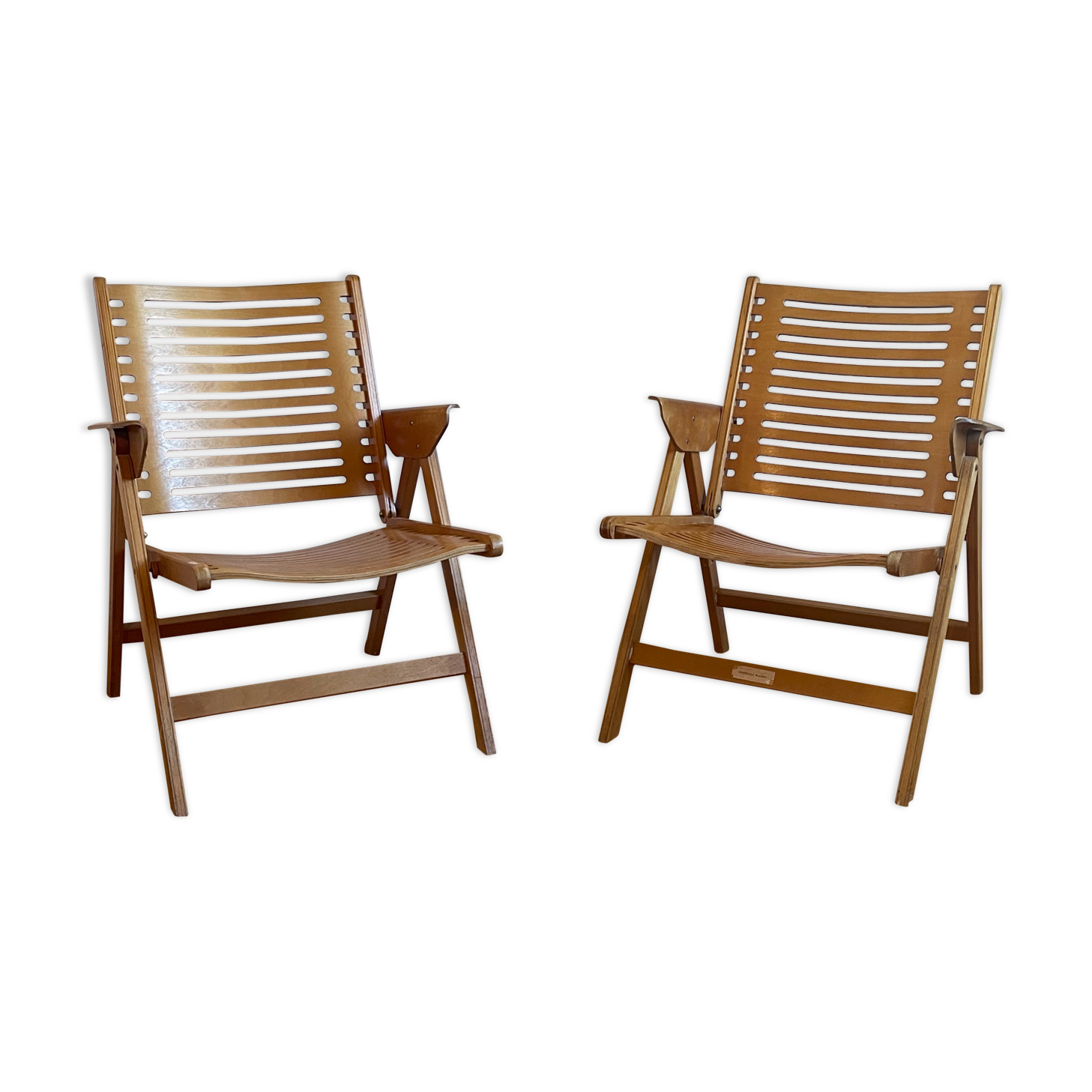 Pair of Rex armchairs by Niko Krajl for Impakta Les, 1956