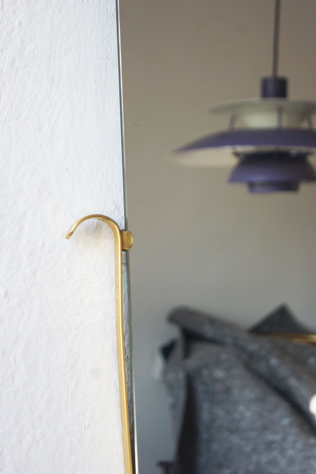 Mid-century rockabilly mirror, 1950s