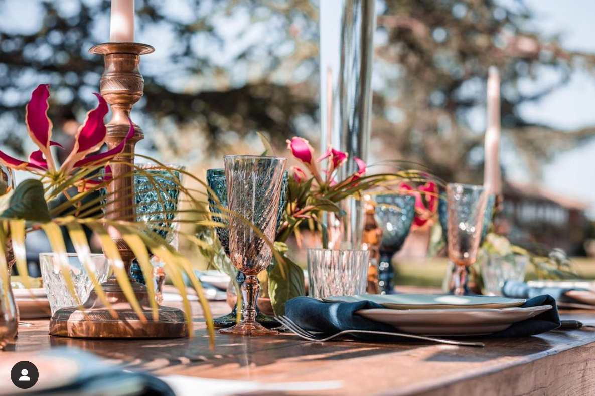 Set of 6 vintage pink depression glass tea or water glasses Rosaline French glassworks Arcoroc Luminarc