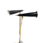 Mid-century double light table lamp, Italy 1960s