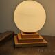 Paire de lampes géométrique/bois/vintage
