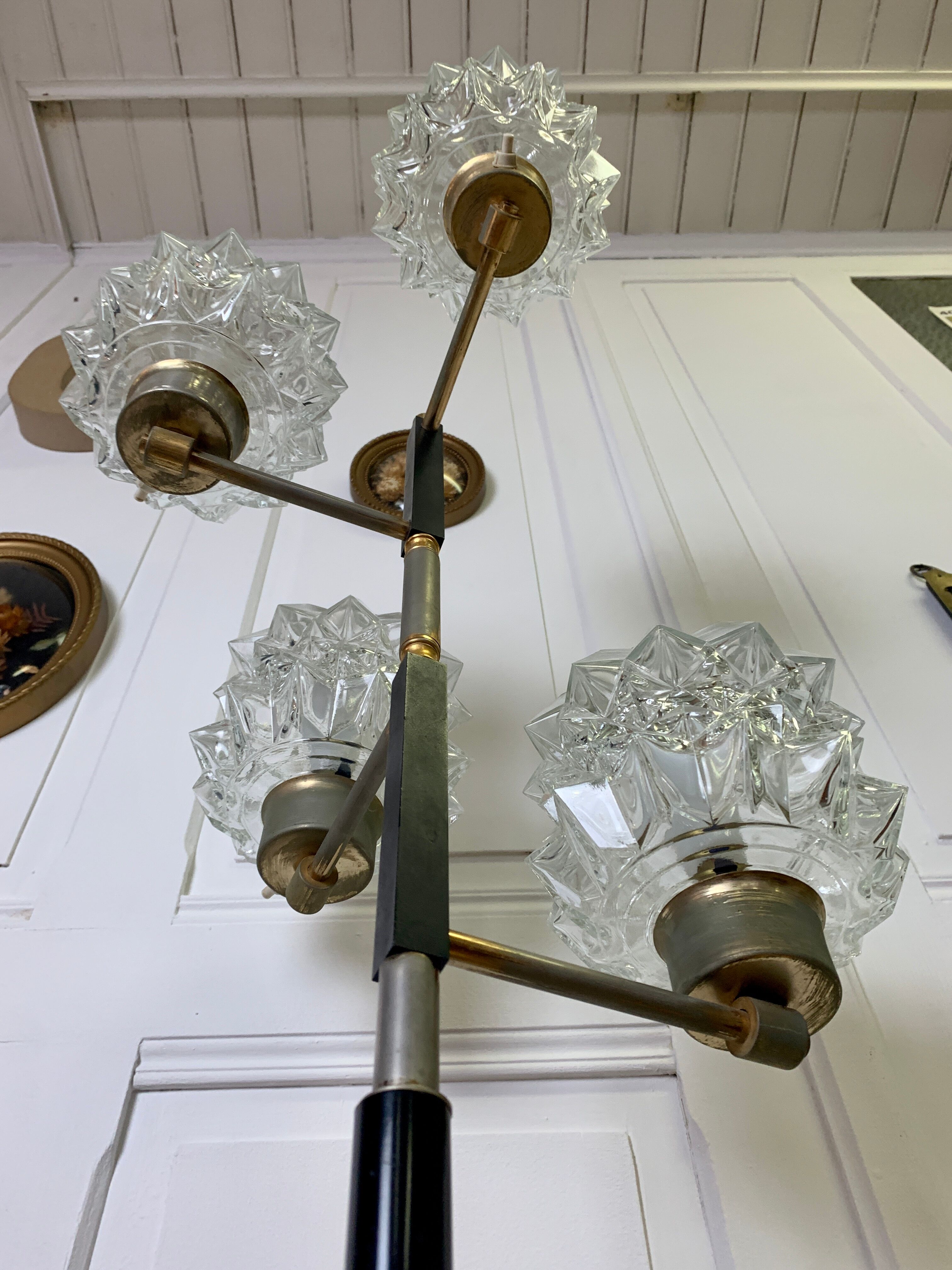 Vintage floor lamp 4 lights 50s/60s