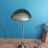 Loft bedside desk lamp patinated gold metal
