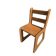 Vintage wooden children's sled chair – 60s/70s design furniture