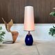 Large glazed ceramic art table lamp from Krösselbach, West-Germany, 1960s