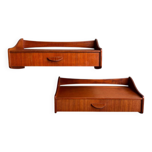 tables de chevet flottantes - danoises