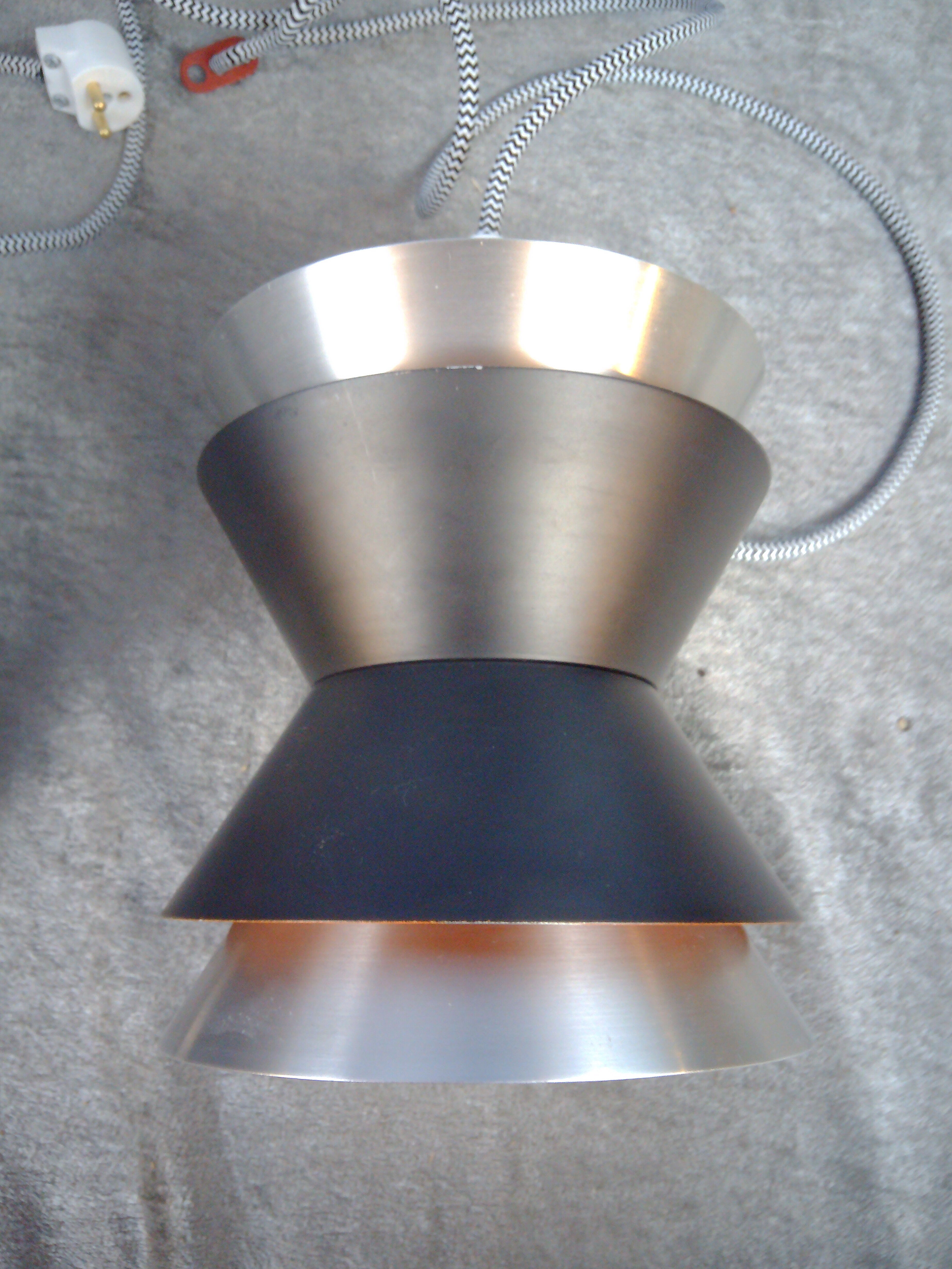 3 Trava pendants by Carl Thore for Granhaga Metallindustri. Sweden. 1960/70's