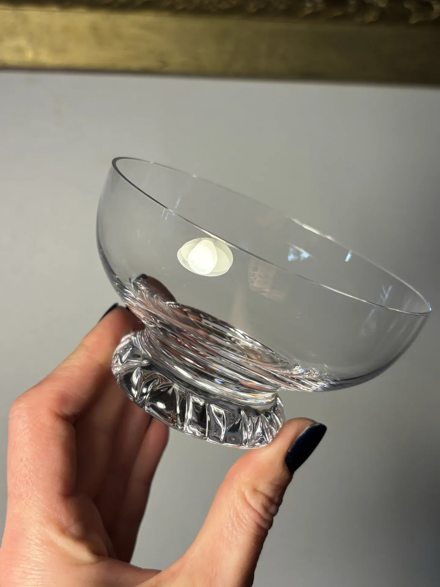 Verres a champagne 6p. Daum