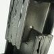 Mid century modern brutalist design iron candle holder