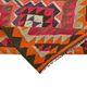 Turkish Handwoven Vintage Herki Kilim 105 cm x 340 cm