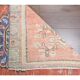 Vintage Turkish handmade wool cotton red runner 65x315