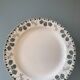 Set of 3 round dishes XIXth, Boch Frères Keramis, Trifolium model