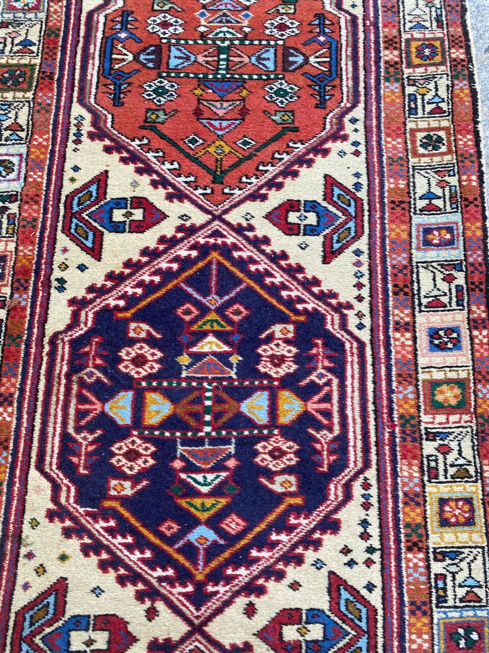 Persian Heriz carpet for 78x305 cm hallway