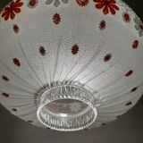 60s embroidered lantern chandelier