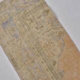 Vintage Bige Kitchen Runner Rug sku 1842