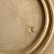 Assiette creuse terre de fer gien capusine 1862
