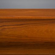 Mid-century modern teak wall shelf by Walter Wirtz for Wilhelm Renz, Germany, 1960s